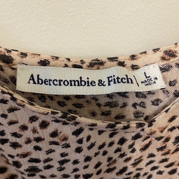 Abercrombie & Fitch Animal Print Cropped Cami - Picture 2 of 4